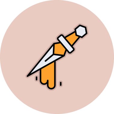 Moda biçimi izole edilmiş arkaplanda kalem simgesi