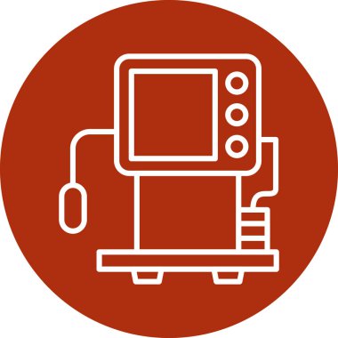 Modern b b ışık simgesinin vektör illüstrasyonu