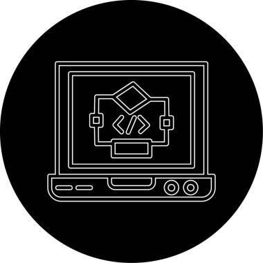 bilgisayar ekranı simgesi, basit biçim