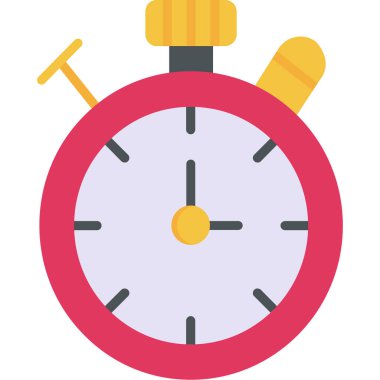 Alarm saat simgesi - ana hatlar biçiminde