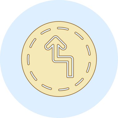 Bozuk para simgesinin vektör illüstrasyonu