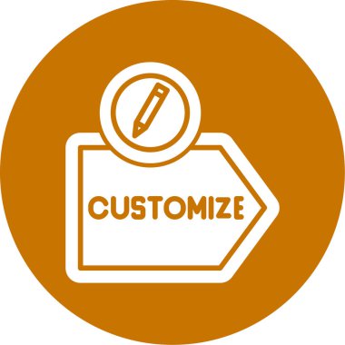 Arka planda izole edilmiş moda biçiminde müşteri etiketi simgesi