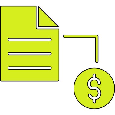 belge ve dolar sembolü