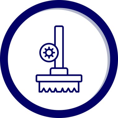 dişli simgesi vektör illüstrasyonu