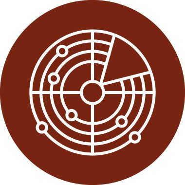 Hedef. Web simgesi basit illüstrasyon