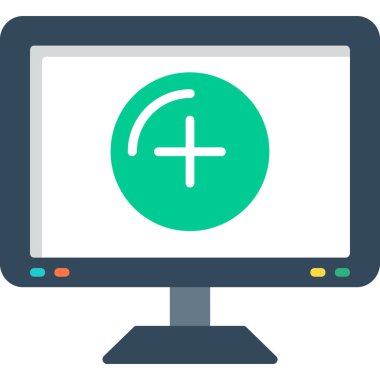 bilgisayar simgesi vektör illüstrasyonu