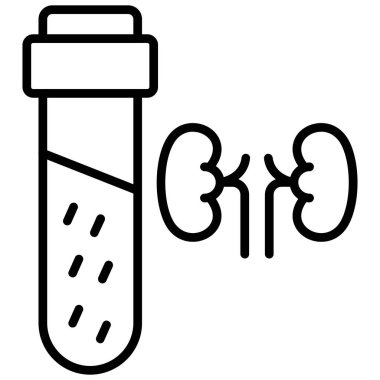 Test tübü simgesi, özet biçimi