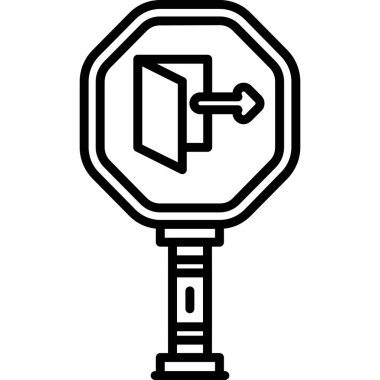 güvenlik simgesi vektör illüstrasyonu