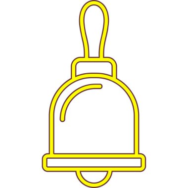 Çan simgesi vektör illüstrasyonu