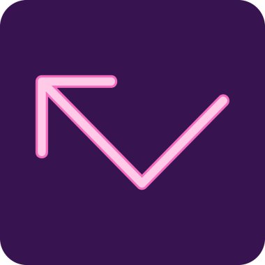 ok simgesi vektör illüstrasyonu