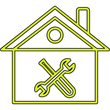 inşaat simgesi vektör illüstrasyonu