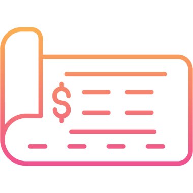 Dolar. Web simgesi basit illüstrasyon