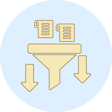 Modern simgenin vektör illüstrasyonu