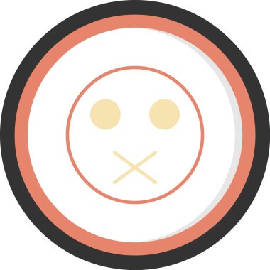 yiyecek düz vektör simgesi