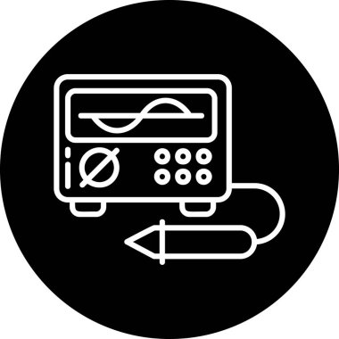 vektör atm simgesi illüstrasyonu