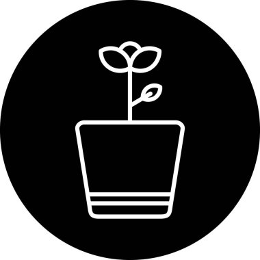 Vektör Çiçeği Simgesi illüstrasyonu