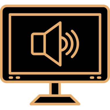 video simgesi, vektör illüstrasyon tasarımı