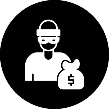 Para ve finans simgesinin vektör illüstrasyonu