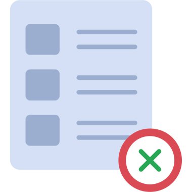 kontrol listesi simgesi, vektör illüstrasyonu