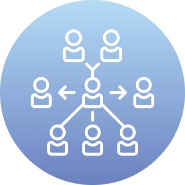 şebeke. Web simgesi basit illüstrasyon