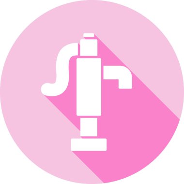 Musluk. Web simgesi basit illüstrasyon