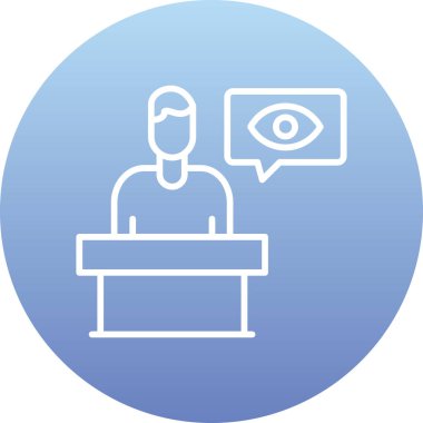 Modern simgenin vektör illüstrasyonu