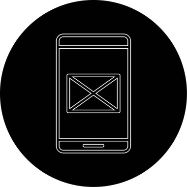 Kişisel ve ticari kullanım için vektör e- posta simgesi...