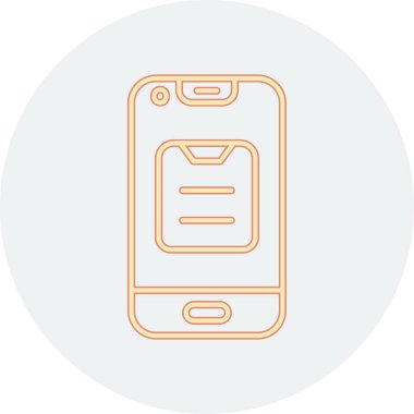 - Telefon. Web simgesi basit illüstrasyon