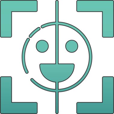 gülümsemek kutsal kişilerin resmi, vektör tasarımı