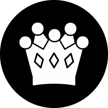Kral. Web simgesi basit illüstrasyon