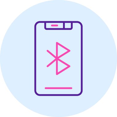 cep telefonu vektör simgesi modern basit illüstrasyon