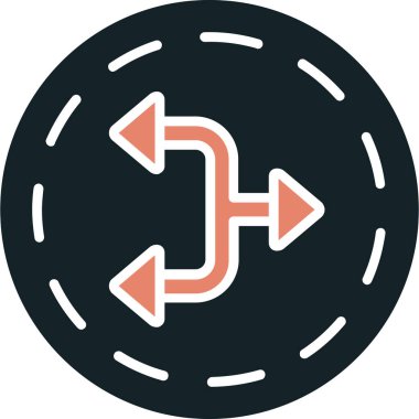 ok yönü simgesi doldurulmuş özet biçimi