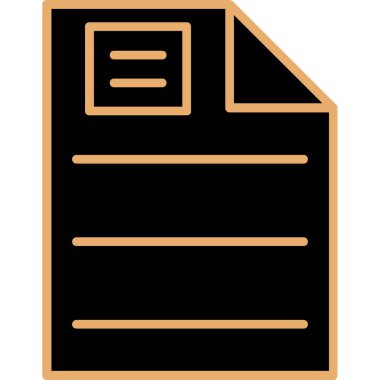 dosya biçimi simgesi, vektör illüstrasyonu