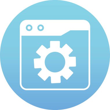 makine ayarları simgesi. vektör illüstrasyonu