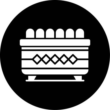 Bir b eksikliği simgesinin vektör çizimi