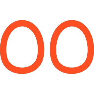 O Harf logo tasarım şablon elementleri