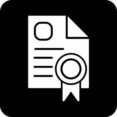 belge dosya simgesi vektör illüstrasyonu