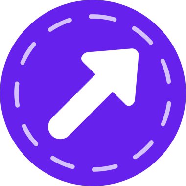 Ok. Web simgesi basit illüstrasyon