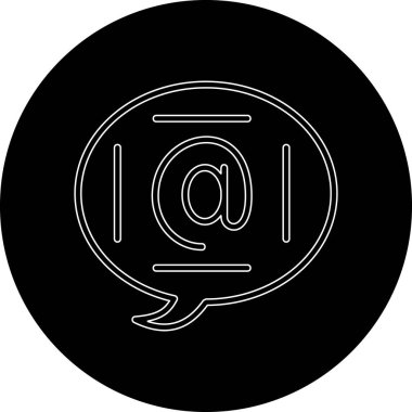 Modern bir simgenin vektör illüstrasyonu