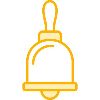 Çan simgesi vektör illüstrasyonu