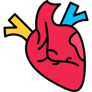 İnsan kalbi organ simgesi