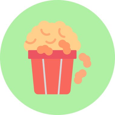 yiyecek web renk vektörü illüstrasyonu