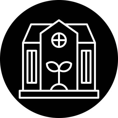 kilise simgesi vektör illüstrasyonu