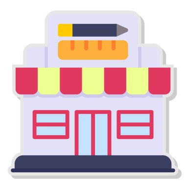 Alışveriş. Web simgesi basit illüstrasyon