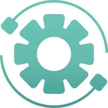 Ayarlar. Web simgesi basit illüstrasyon