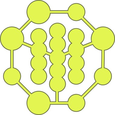 ağ yapı simgesi, modern tasarım basit vektör illüstrasyonu