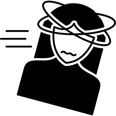 Bir kadının vektör illüstrasyonu