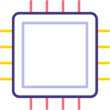 Bir tabletin modern simgesinin vektör illüstrasyonu