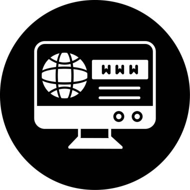 Dizüstü bilgisayarın bir simgesinin vektör çizimi