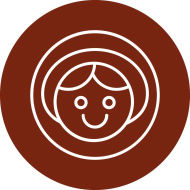 bebek yüz vektör simgesi